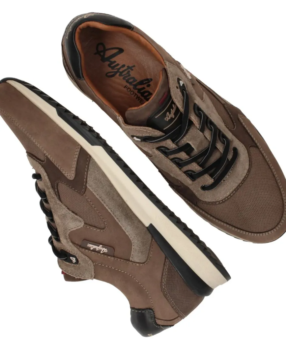 Australian Bakersville Sneakers Taupe Heren|Heren Sneakers