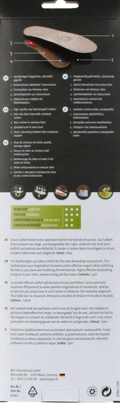 Bergal Soft Luxury Zooltjes Dames Heren|DAMES Inlegzolen|Inlegzolen