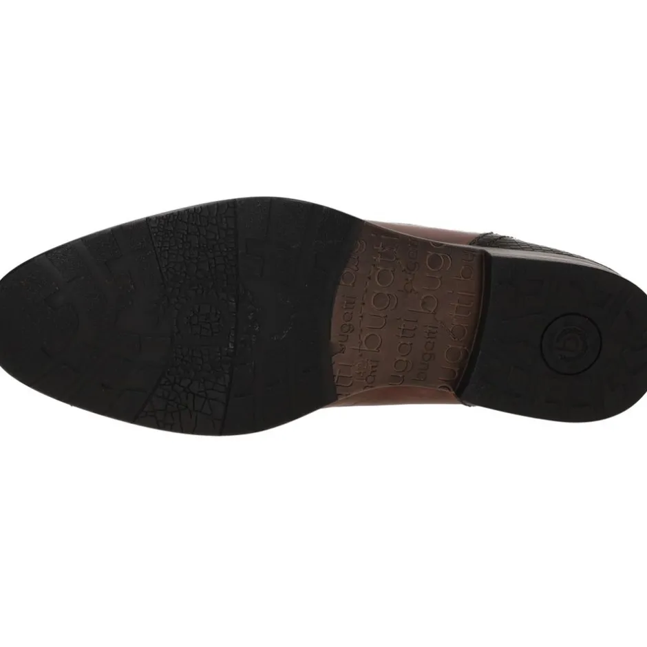Bugatti Veterschoenen Cognac Heren|Heren Veterschoenen