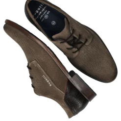 Bugatti Veterschoenen Taupe Heren|Heren Veterschoenen