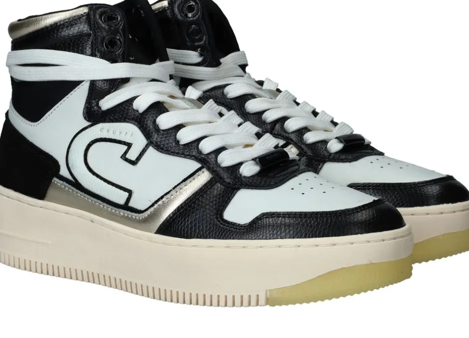 Cruyff Campo High Lux Tall Sneakers Zwart Dames|DAMES Sneakers