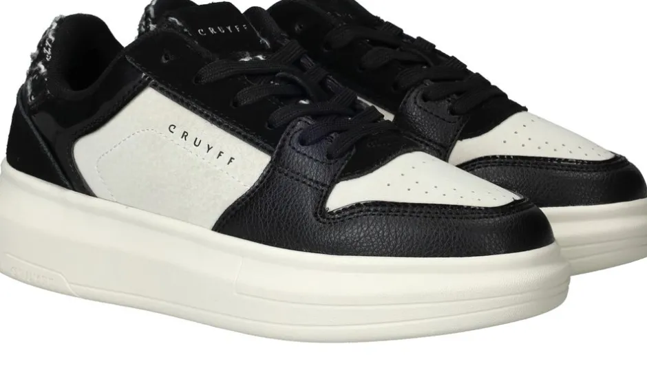 Cruyff Tennis Court Sneakers Zwart Dames|DAMES Sneakers