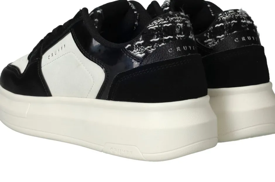 Cruyff Tennis Court Sneakers Zwart Dames|DAMES Sneakers
