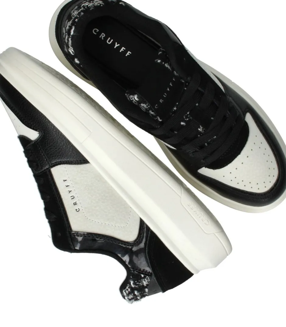 Cruyff Tennis Court Sneakers Zwart Dames|DAMES Sneakers