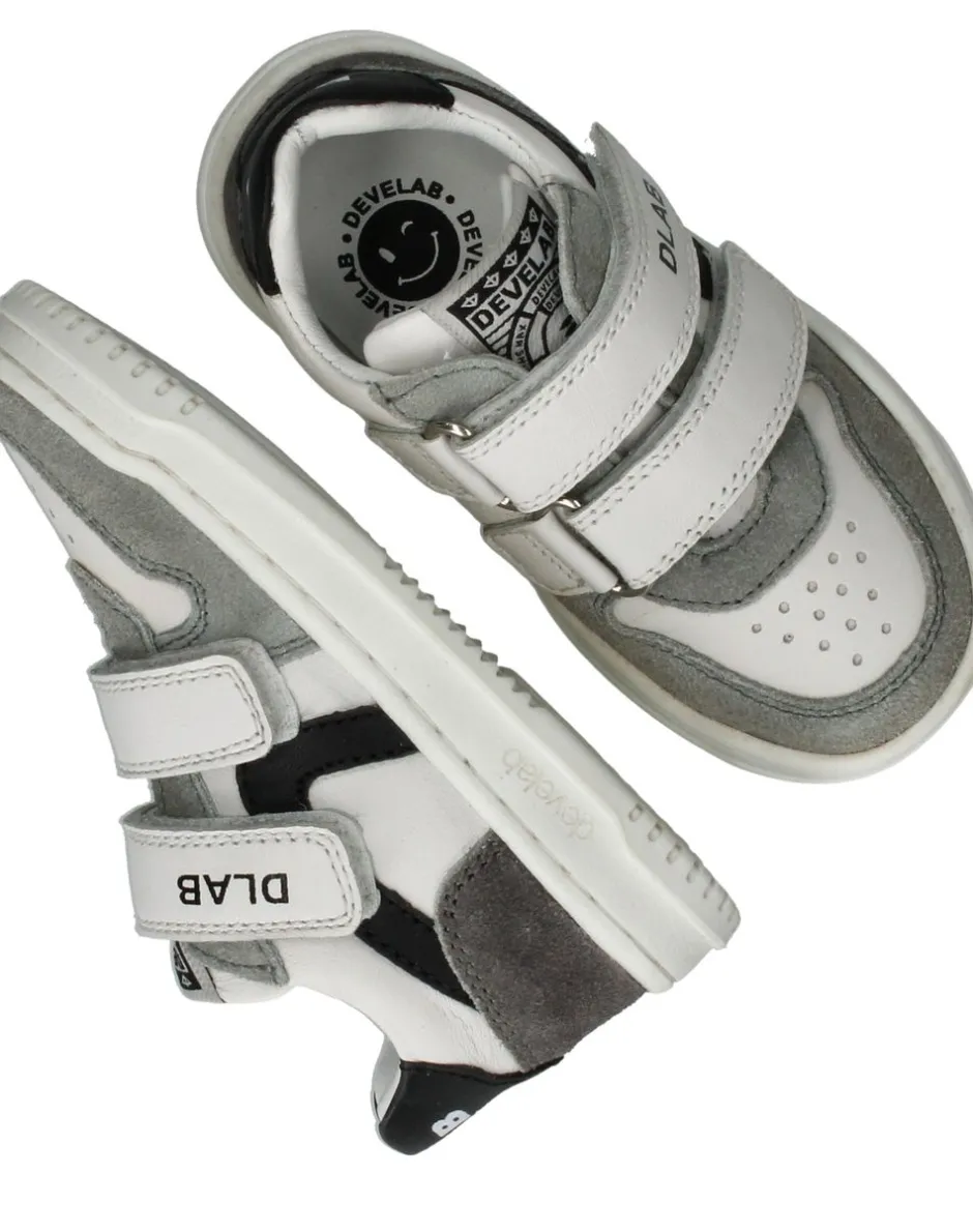 Develab Sneakers Grijs Jongens| Sneakers