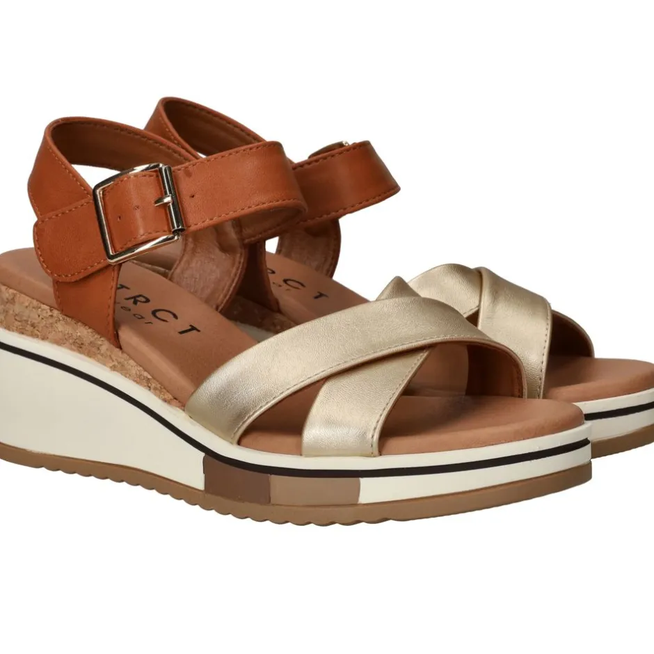 DSTRCT Sandalen Bruin Dames|DAMES Sandalen