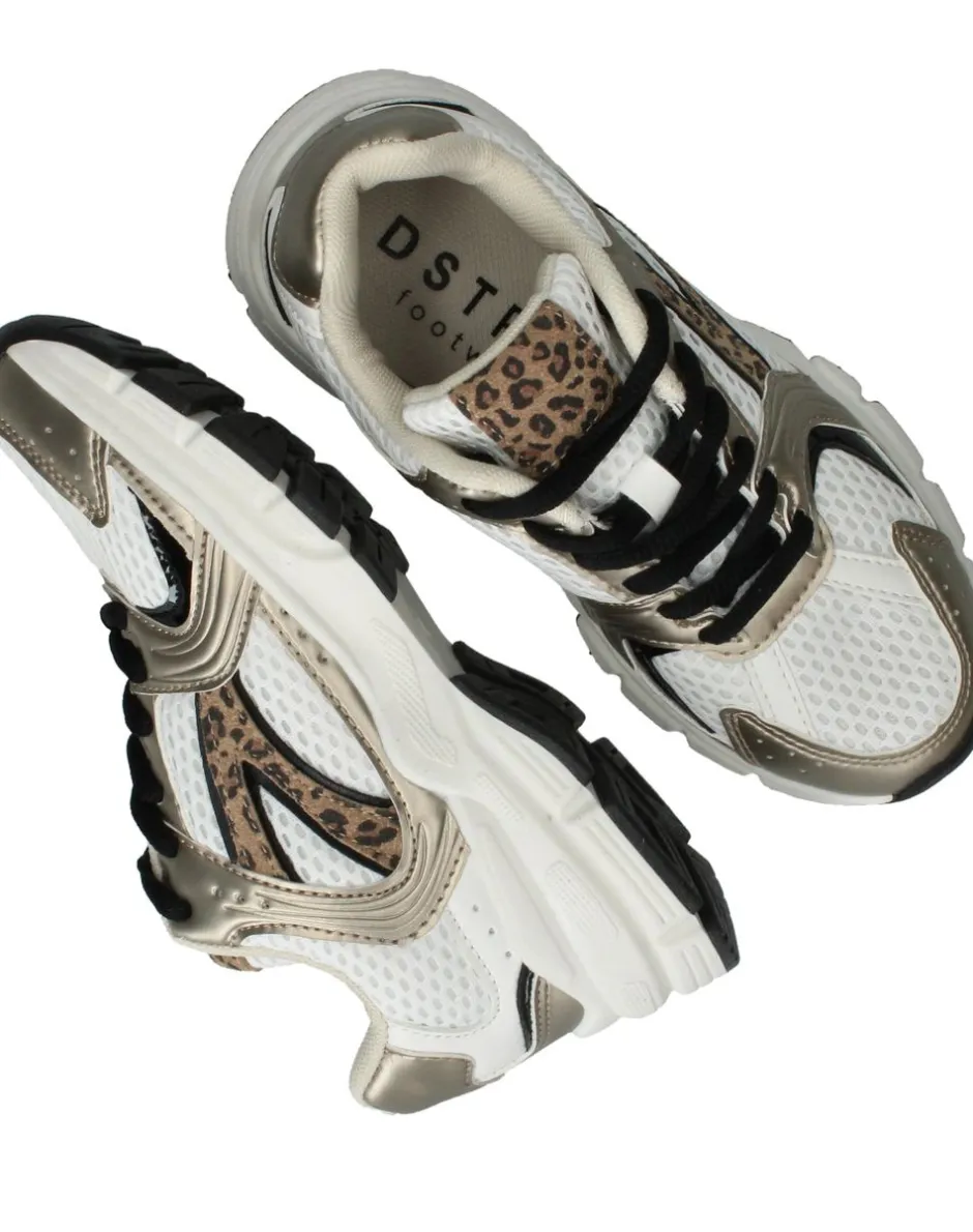 DSTRCT Sneakers Beige Meisjes| Sneakers