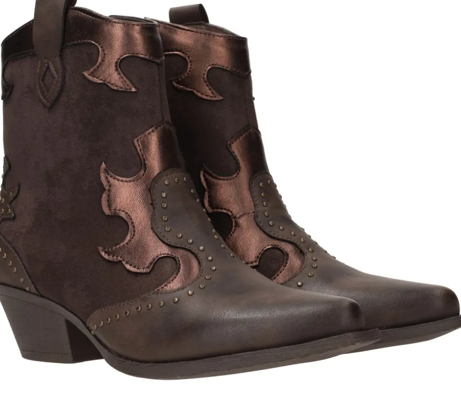 DSTRCT Westernboots Dames|DAMES Enkellaarsjes