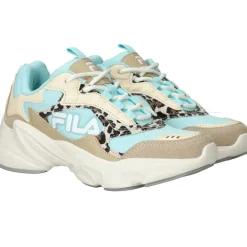 Fila Collene Logo Sneakers Blauw Meisjes| Sneakers