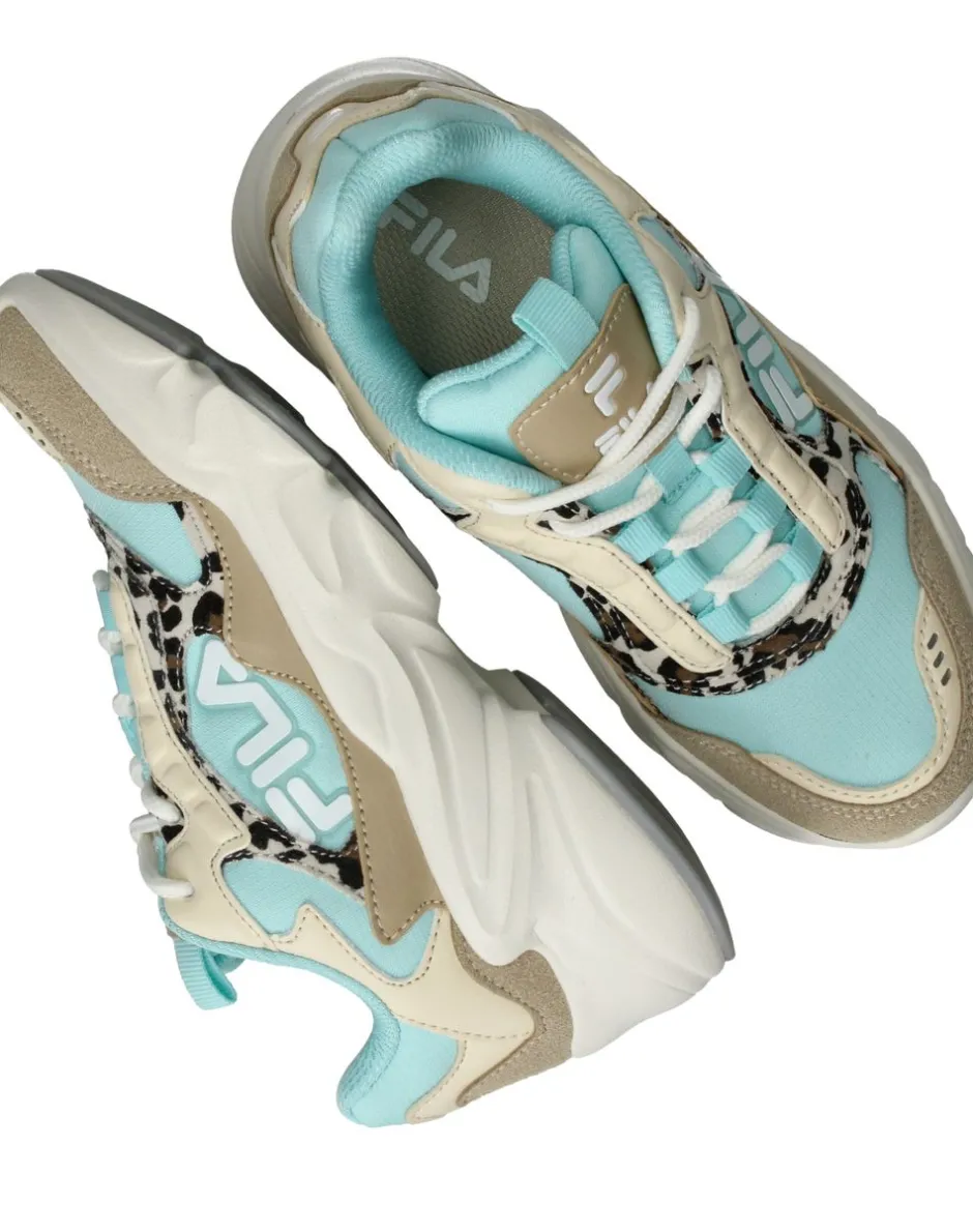 Fila Collene Logo Sneakers Blauw Meisjes| Sneakers