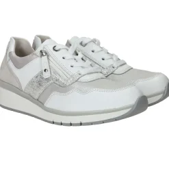 Gabor Sneakers Wit Dames|DAMES Veterschoenen|Comfort