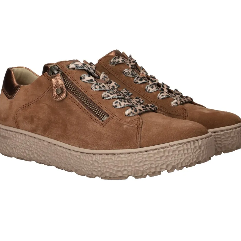Hartjes Sneakers Cognac Dames|DAMES Comfort|Sneakers