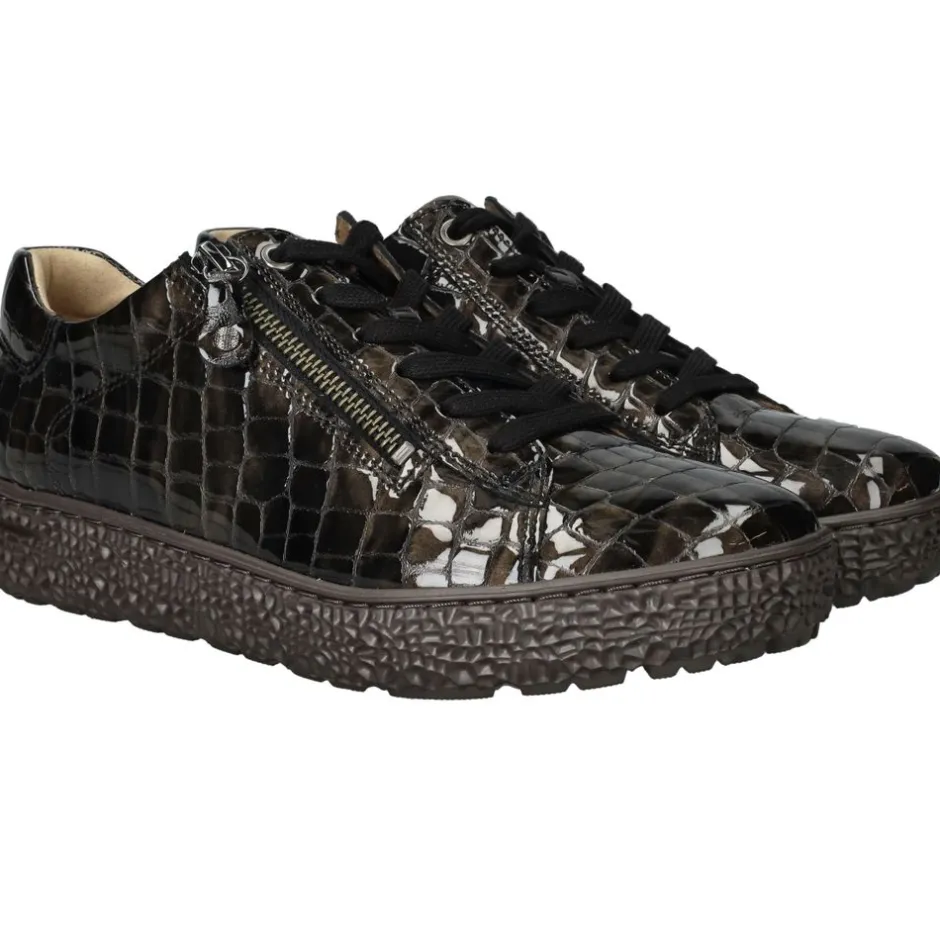 Hartjes Veterschoenen Zwart Dames|DAMES Veterschoenen