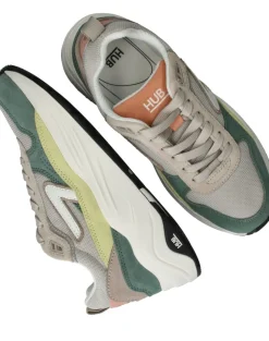 HUB Glide S43 Sneakers Groen Dames|DAMES Sneakers
