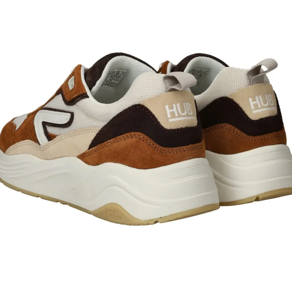 HUB Glide Sneakers Bruin Heren|Heren Sneakers