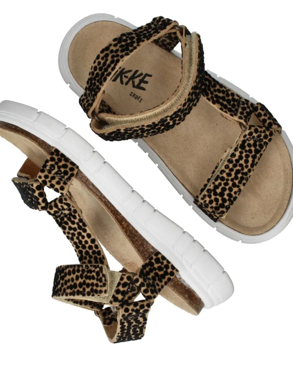IKKE IK-KE Sandalen Bruin Meisjes| Sandalen