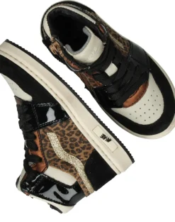 IKKE IK-KE Veterschoenen Zwart Meisjes| Sneakers