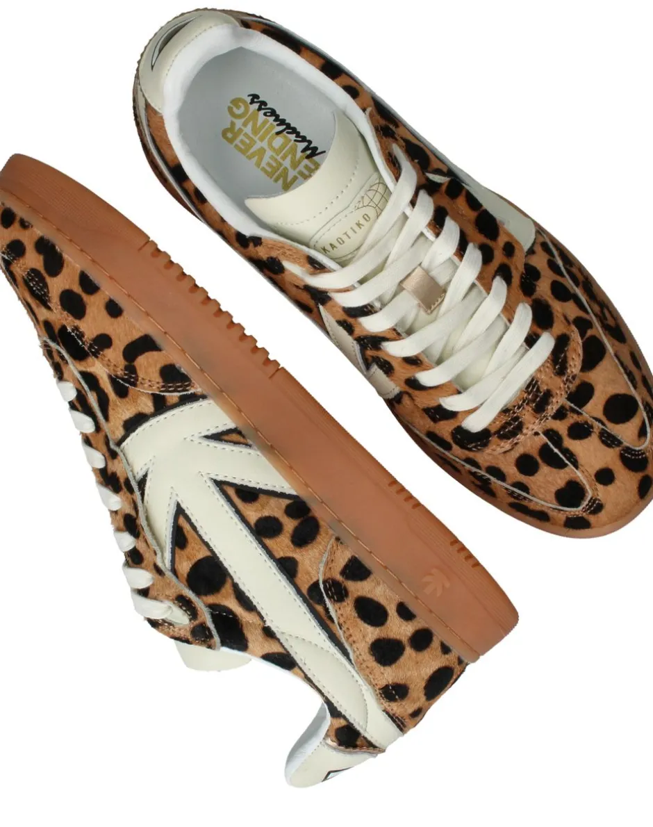 Kaotiko Boston V Sneakers Bruin Dames|DAMES Sneakers