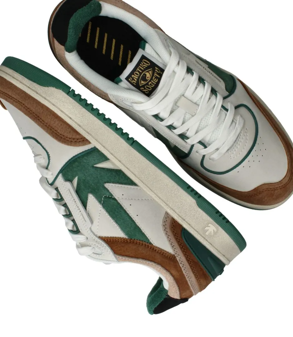 Kaotiko Sneakers Beige Heren|Heren Sneakers