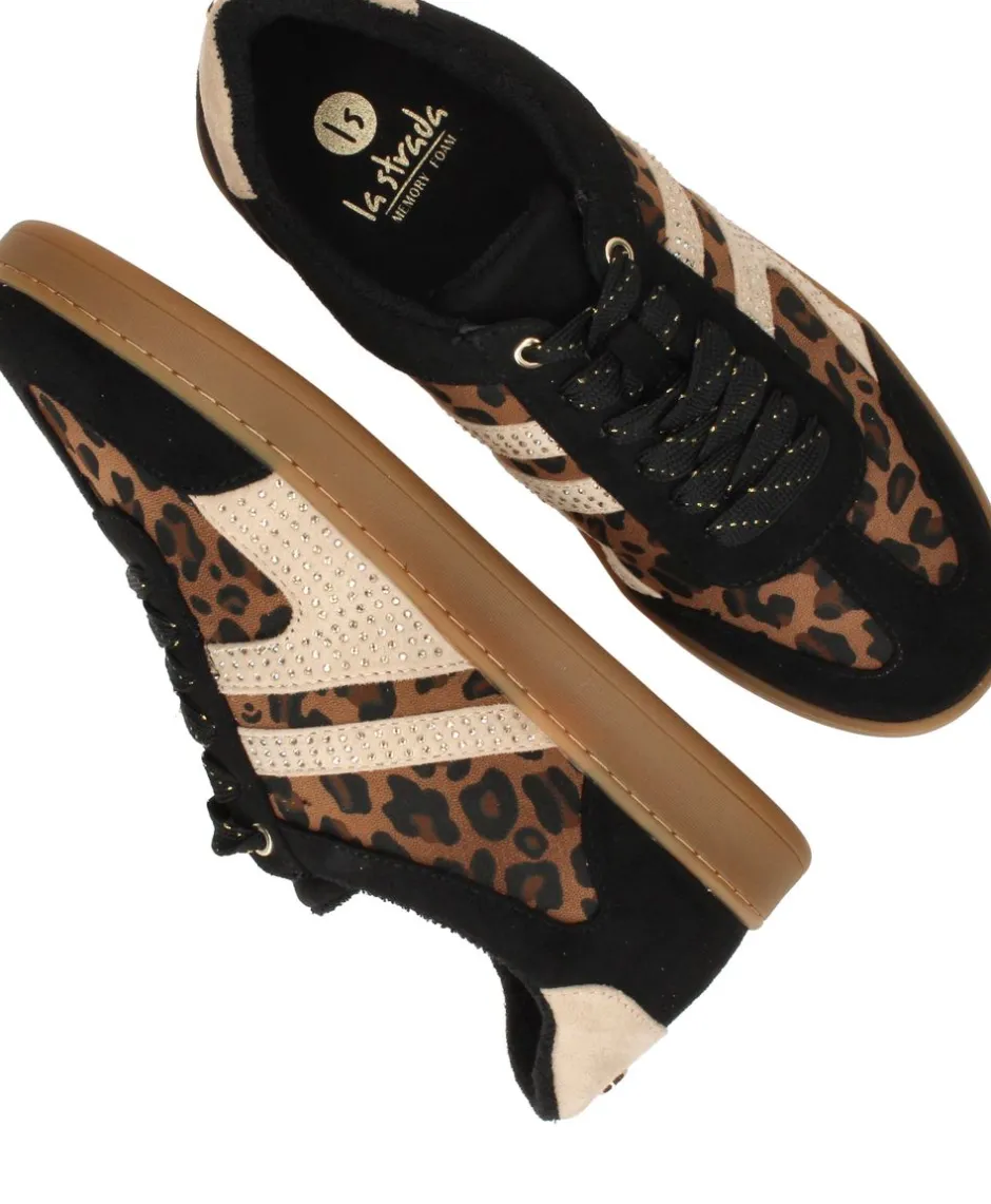 La Strada Sneakers Bruin Dames|DAMES Sneakers