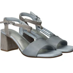 Marco Tozzi Sandalettes Blauw Dames|DAMES Sandalen|Hakken