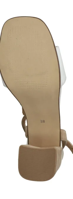 Marco Tozzi Sandalettes Wit Dames|DAMES Sandalen|Hakken