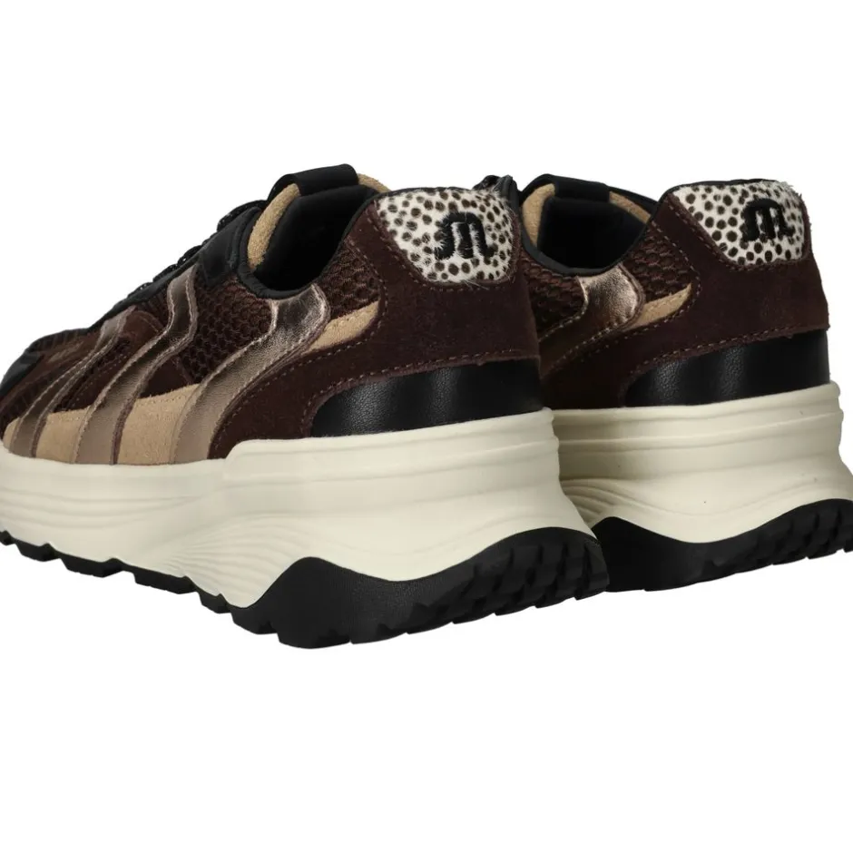 Maruti Dora Sneakers Bruin Dames|DAMES Sneakers