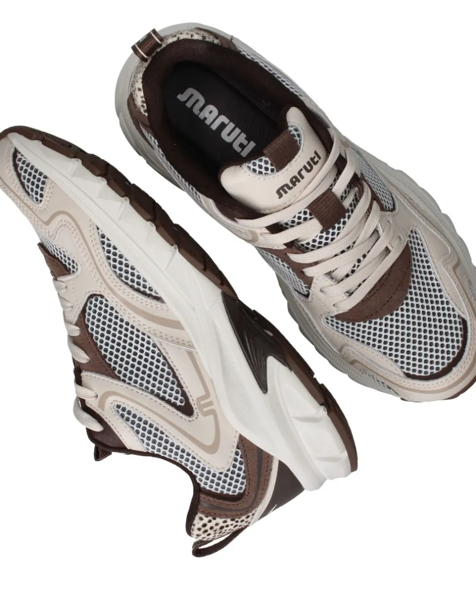 Maruti Novi Sneakers Beige Dames|DAMES Sneakers