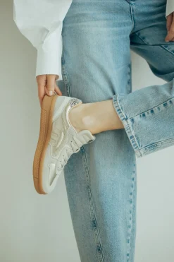 Maruti Yale Sneakers Beige Dames|DAMES Sneakers