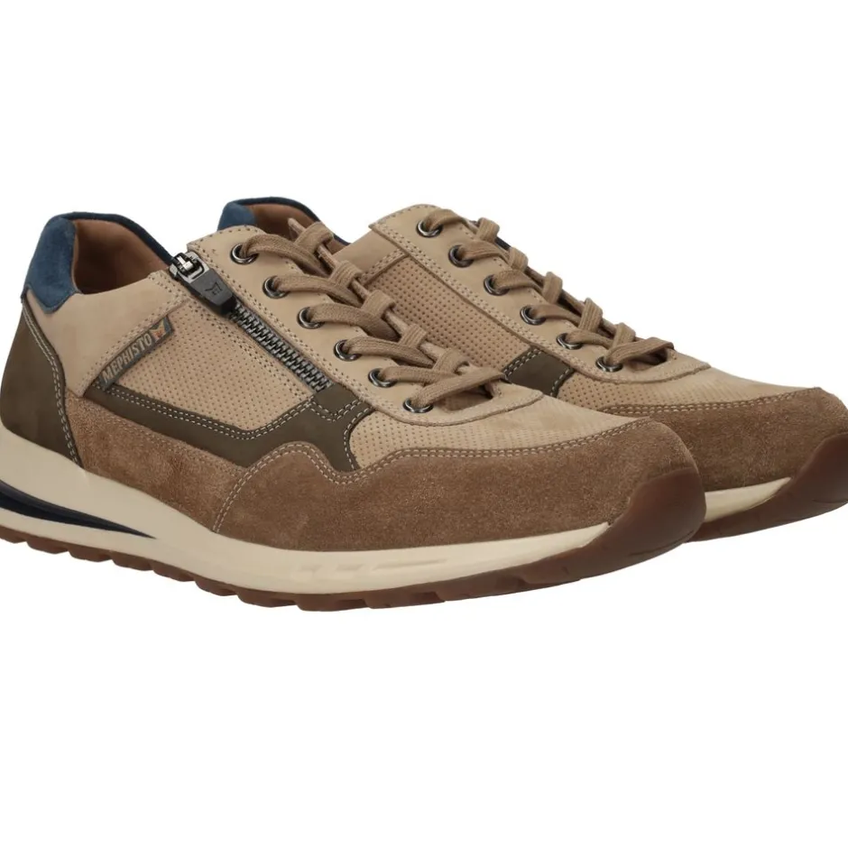 Mephisto Bradley Sneakers Bruin Heren|Heren Comfort|Sneakers