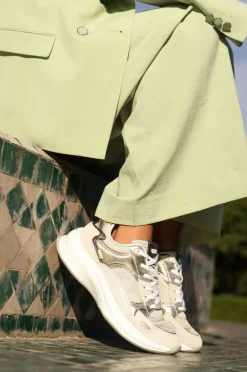 Mexx Racoon Sneakers Wit Dames|DAMES Sneakers