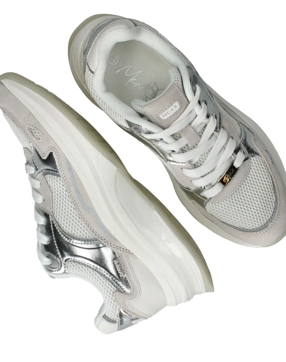 Mexx Racoon Sneakers Wit Dames|DAMES Sneakers