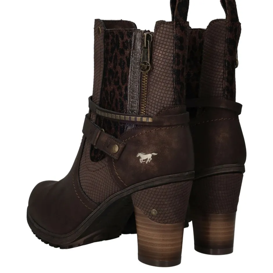 Mustang Enkellaarsjes Dames|DAMES Hakken|Enkellaarsjes