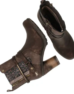 Mustang Enkellaarsjes Dames|DAMES Hakken|Enkellaarsjes