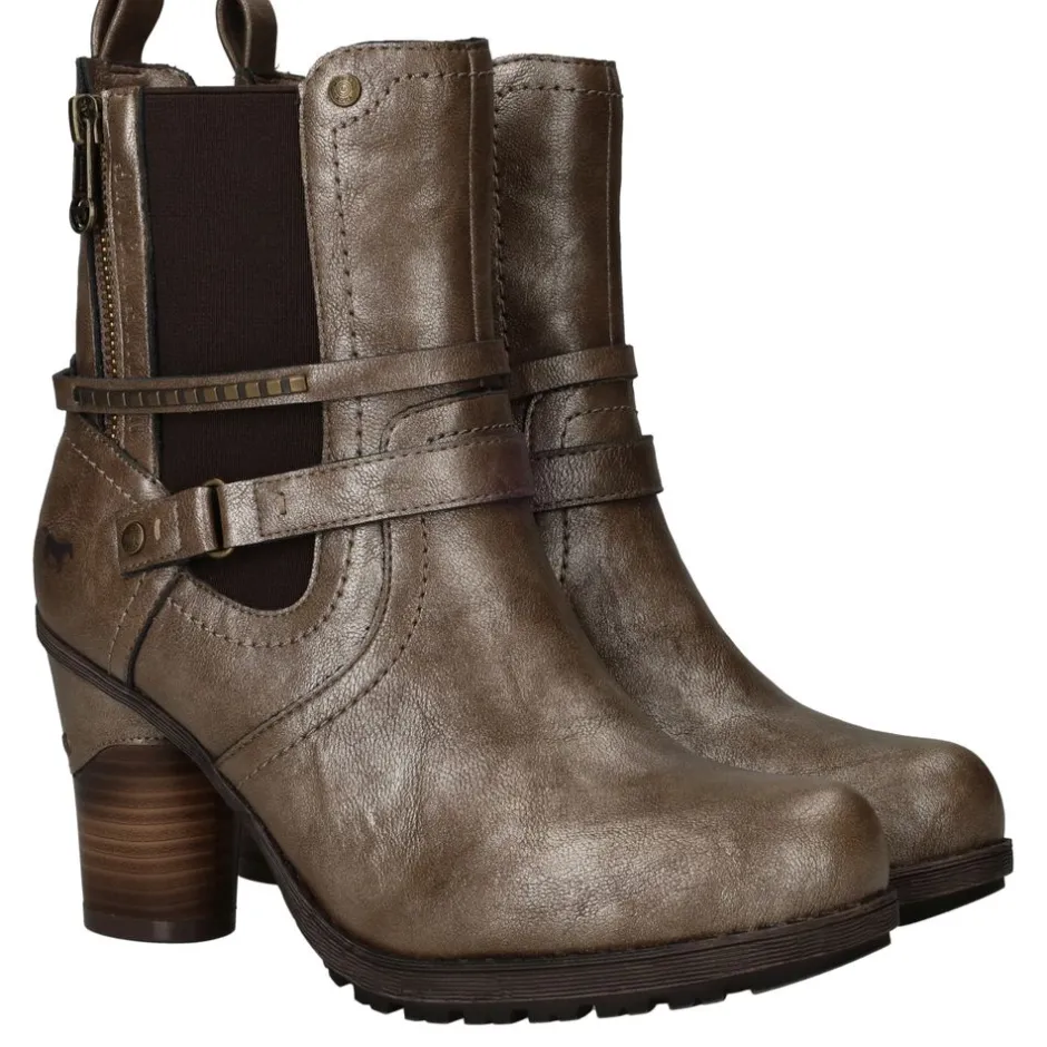 Mustang Enkellaarsjes Dames|DAMES Hakken|Enkellaarsjes