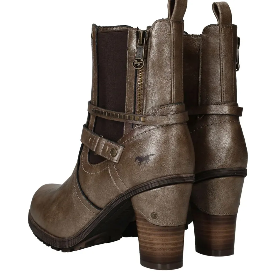 Mustang Enkellaarsjes Dames|DAMES Hakken|Enkellaarsjes