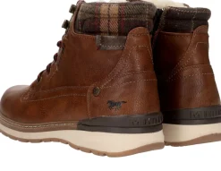 Mustang Veterboots Cognac Heren|Heren Boots|Veterschoenen