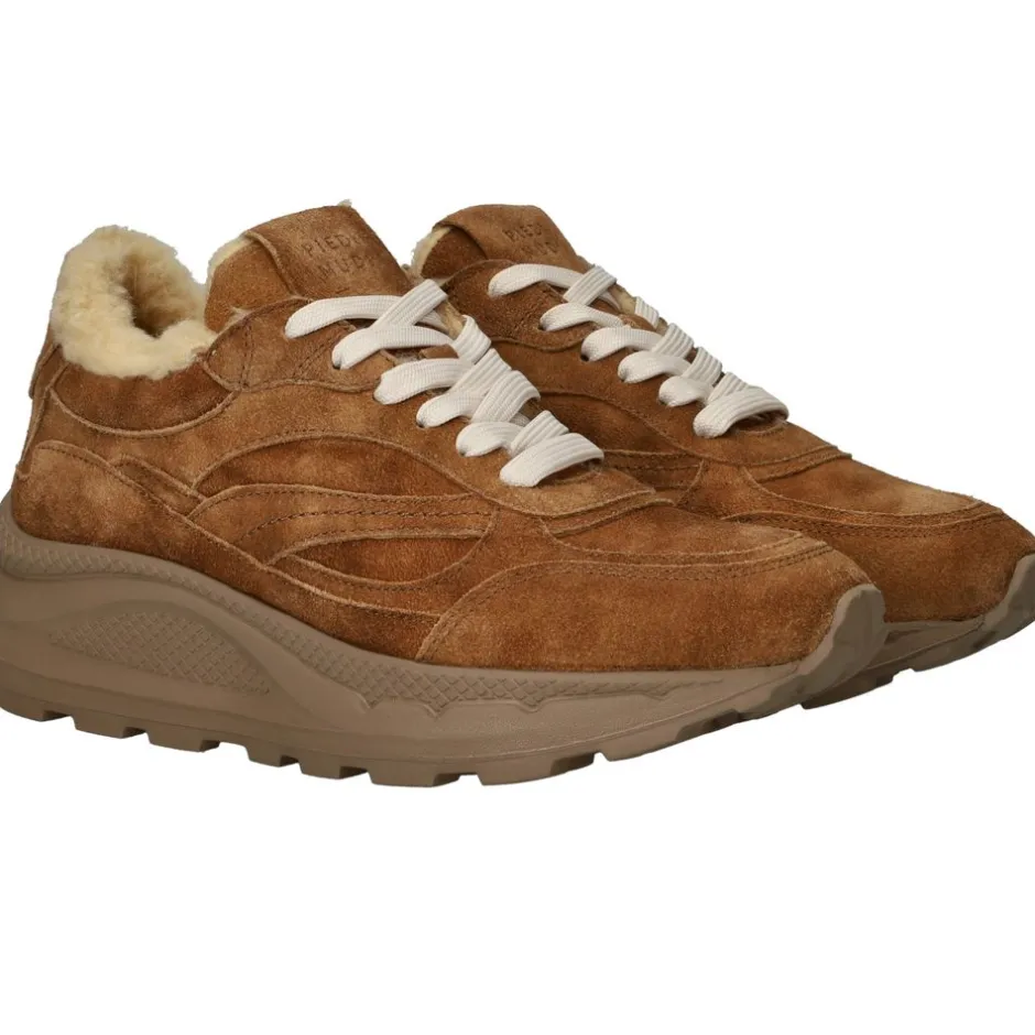 Piedi Nudi Sneakers Bruin Dames|DAMES Sneakers