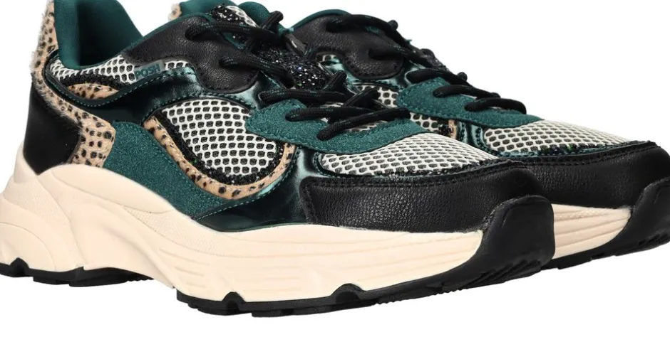 POSH by Poelman Sneakers Groen Dames|DAMES Sneakers
