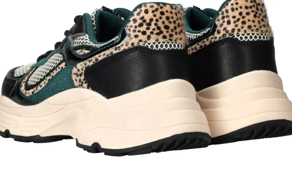 POSH by Poelman Sneakers Groen Dames|DAMES Sneakers