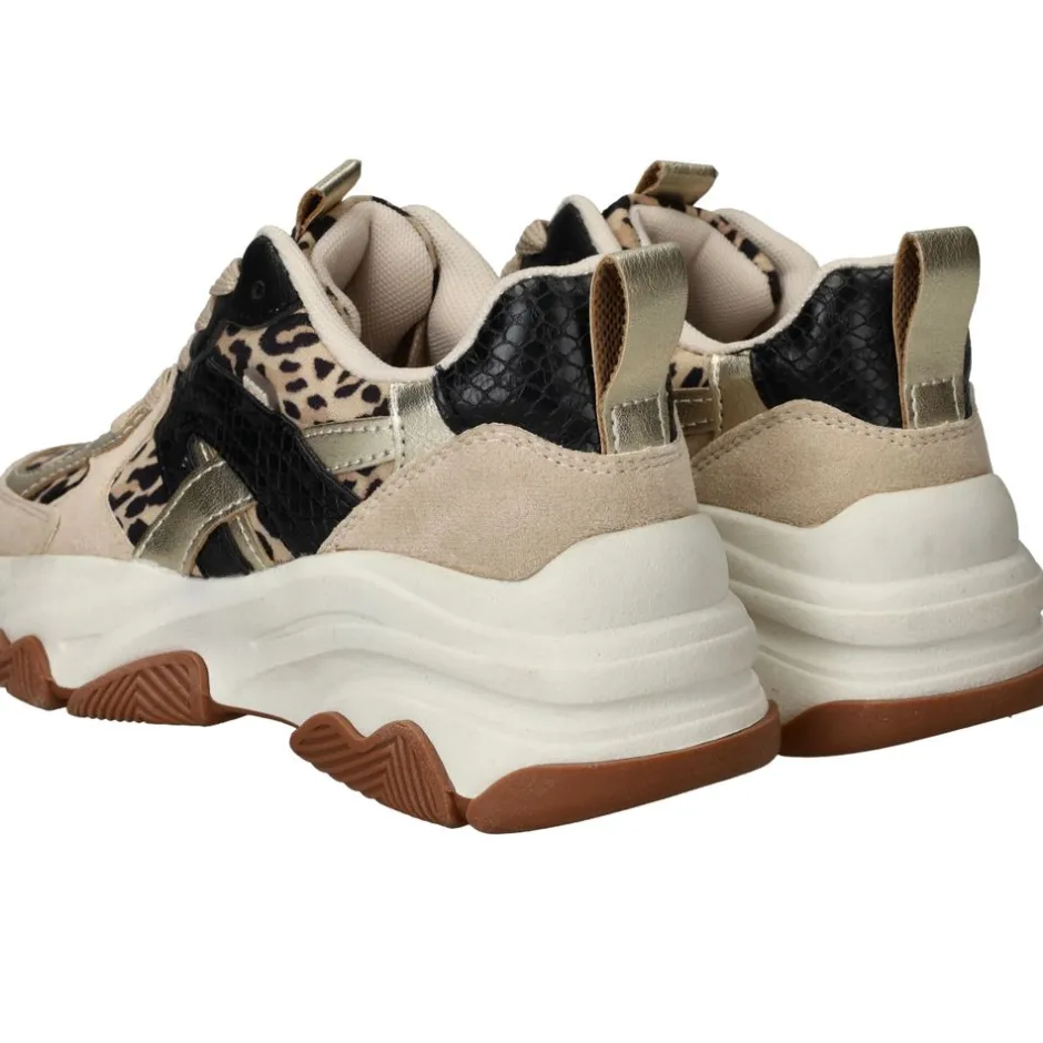 POSH by Poelman Sneakers Beige Meisjes| Sneakers