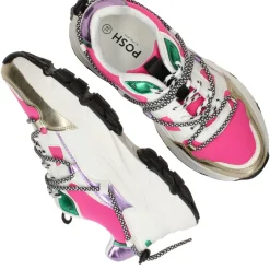 POSH by Poelman Sneakers Roze Dames|DAMES Sneakers