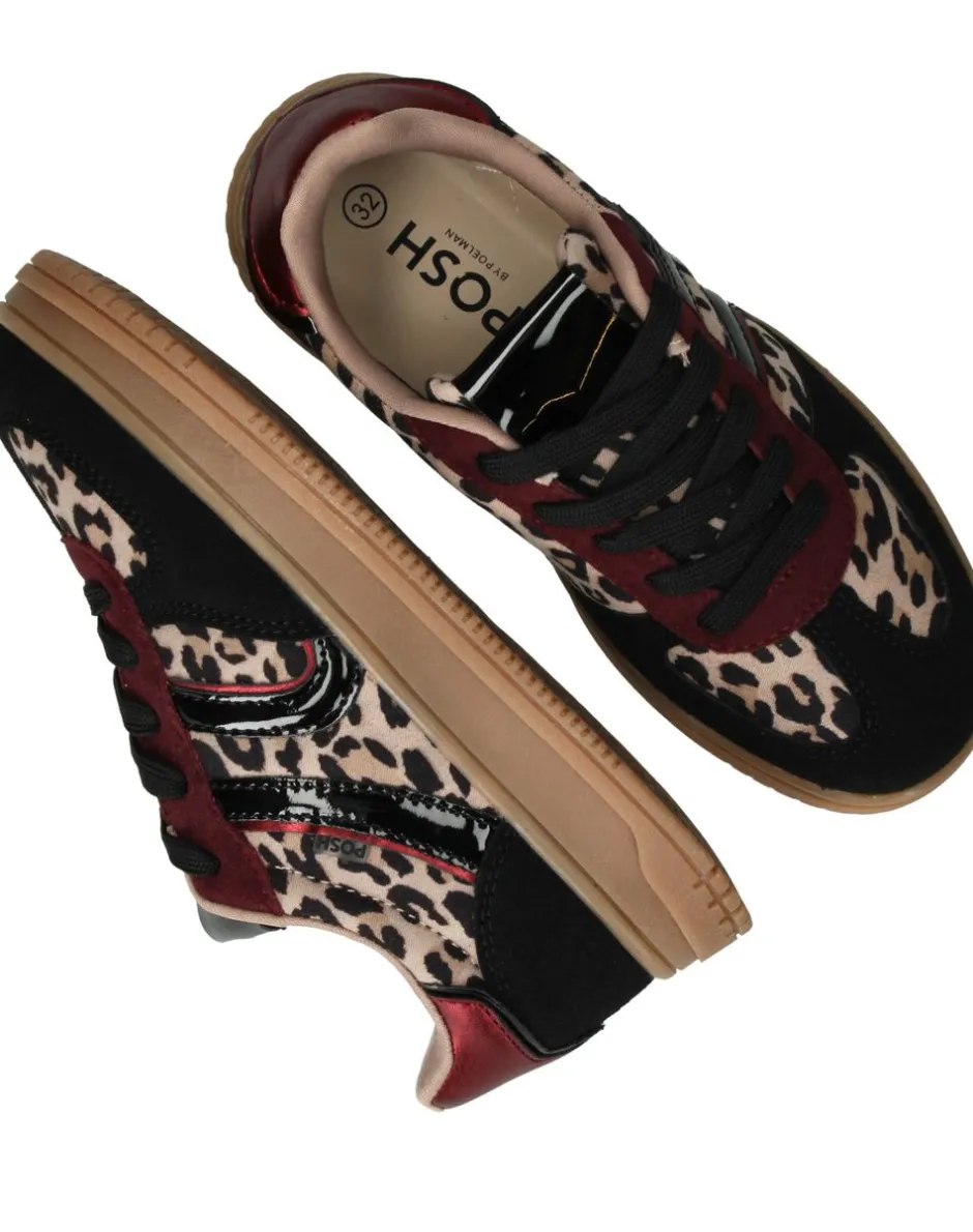 POSH by Poelman Sneakers Zwart Meisjes| Sneakers