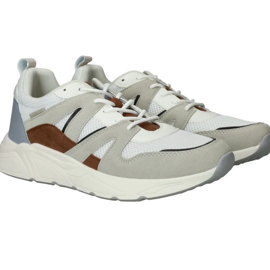 PS Poelman Sneakers Grijs Heren|Heren Sneakers