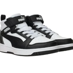 Puma Rebound V6 Mid Sneakers Zwart Jongens| Sneakers