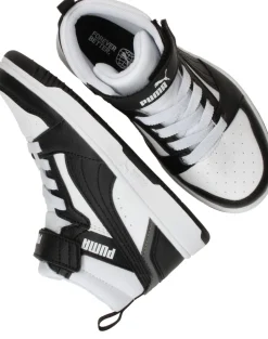 Puma Rebound V6 Mid Sneakers Zwart Jongens| Sneakers