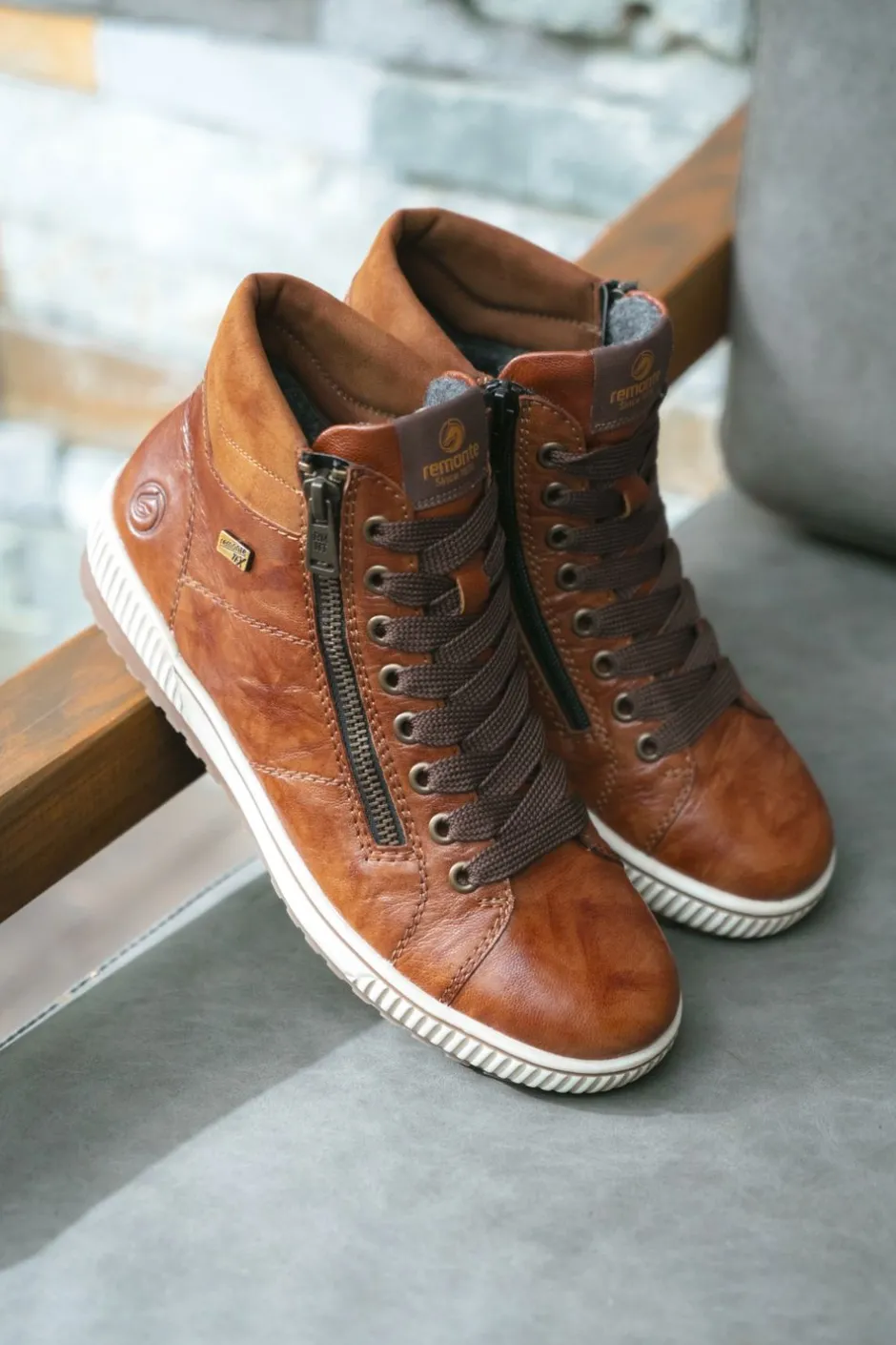 Remonte Veterboots Bruin Dames|DAMES Boots|Comfort