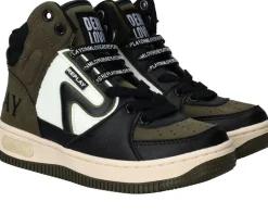 Replay Epic Jr MID 4 Sneakers Groen Jongens| Sneakers