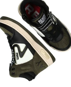 Replay Epic Jr MID 4 Sneakers Groen Jongens| Sneakers