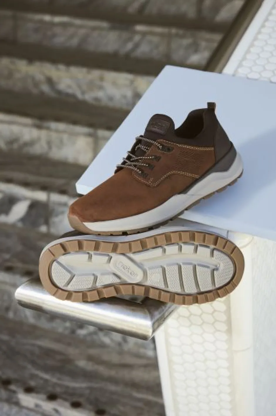 Rieker Instappers Cognac Heren|Heren Instappers|Comfort